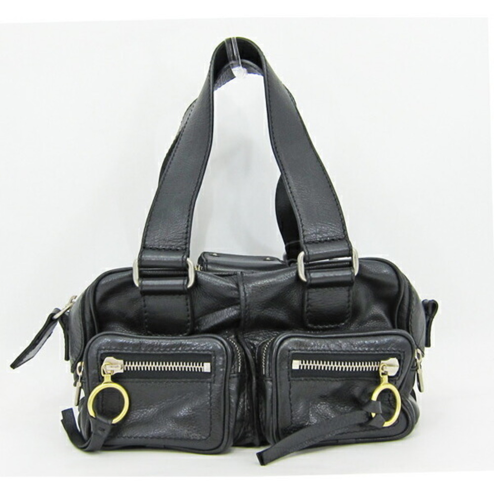 Chloe Bag Black Shoulder Betty Leather
